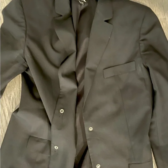 Calvin Klein Classic midi Black Coat sz 6 , excellent condition - Picture 5 of 5